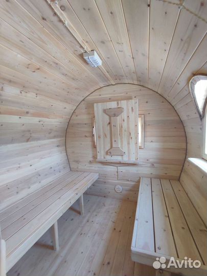 Бaня-бoчкa Xoббит