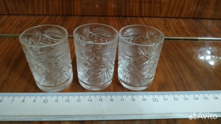 Наборы рюмок и стопок, фужеры Хрусталь СССР