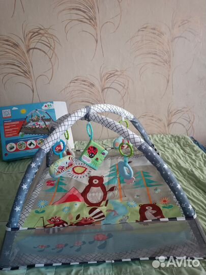 Развивающий коврик с бортиками