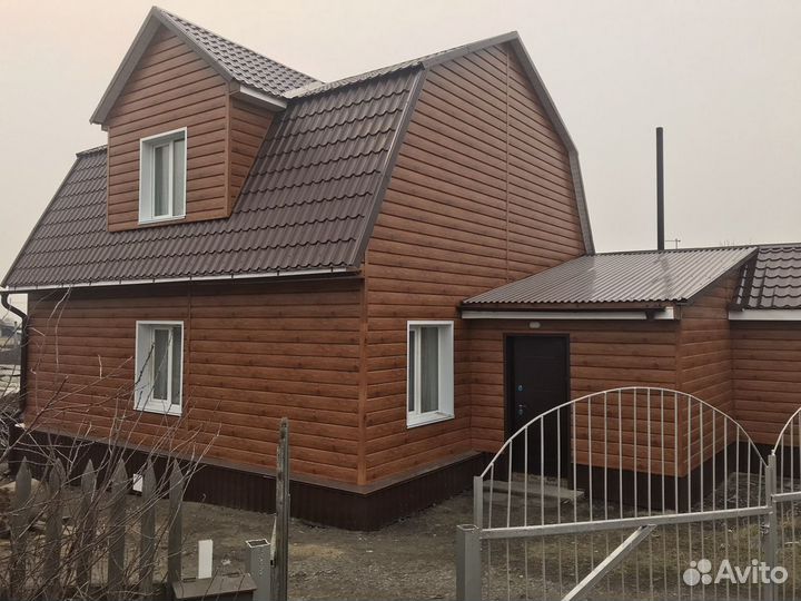 Монтаж кровли и фасада