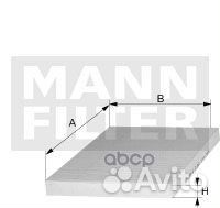 Фильтр салонный CU23019 mann-filter