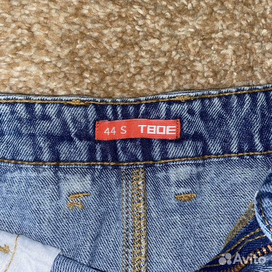 Джинсовая мини-юбка y2k