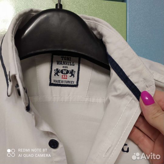 Белые рубашки 122 - 128