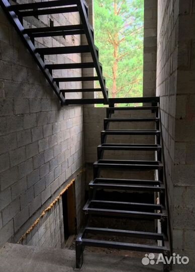 Лестницы прямые под ключ
