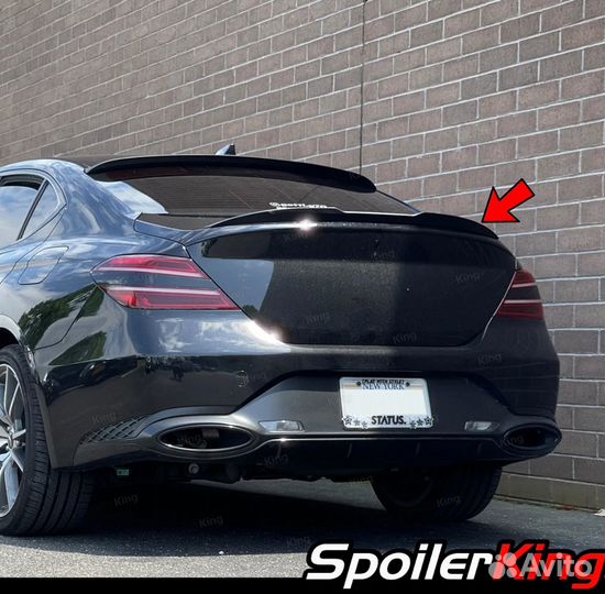 Спойлер с центральным вырезом Genesis G70