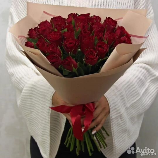 Красные розы цветы в опт