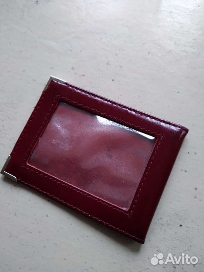 Обложка на удостоверение кожа