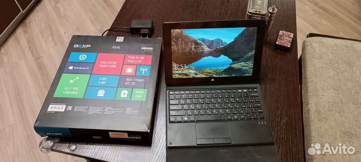 Планшет с клавиатурой dexp ursus KX110 2/32 g