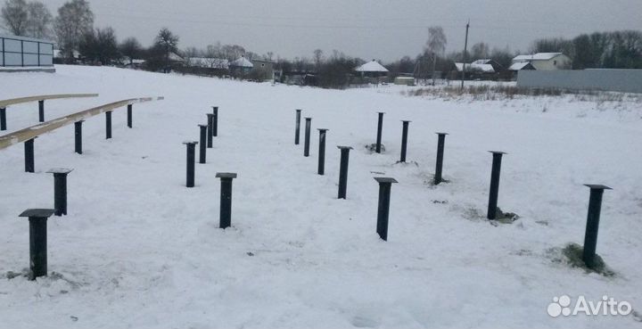 Свайный фундамент / Винтовые сваи под ключ