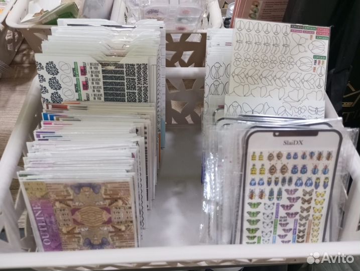 Слайдеры для ногтей SlaiDX водные наклейки для диз