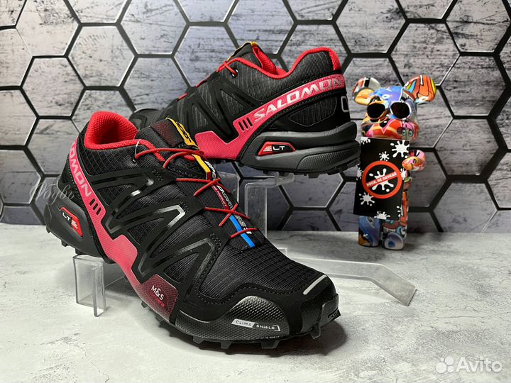 Кроссовки salomon speedcross 3 красный