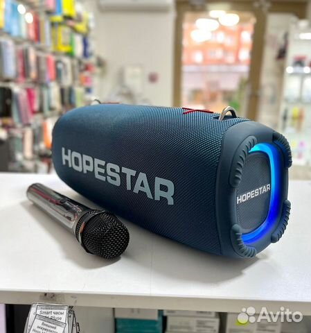 Портативная колонка Hopestar A6 Max с микрофоном