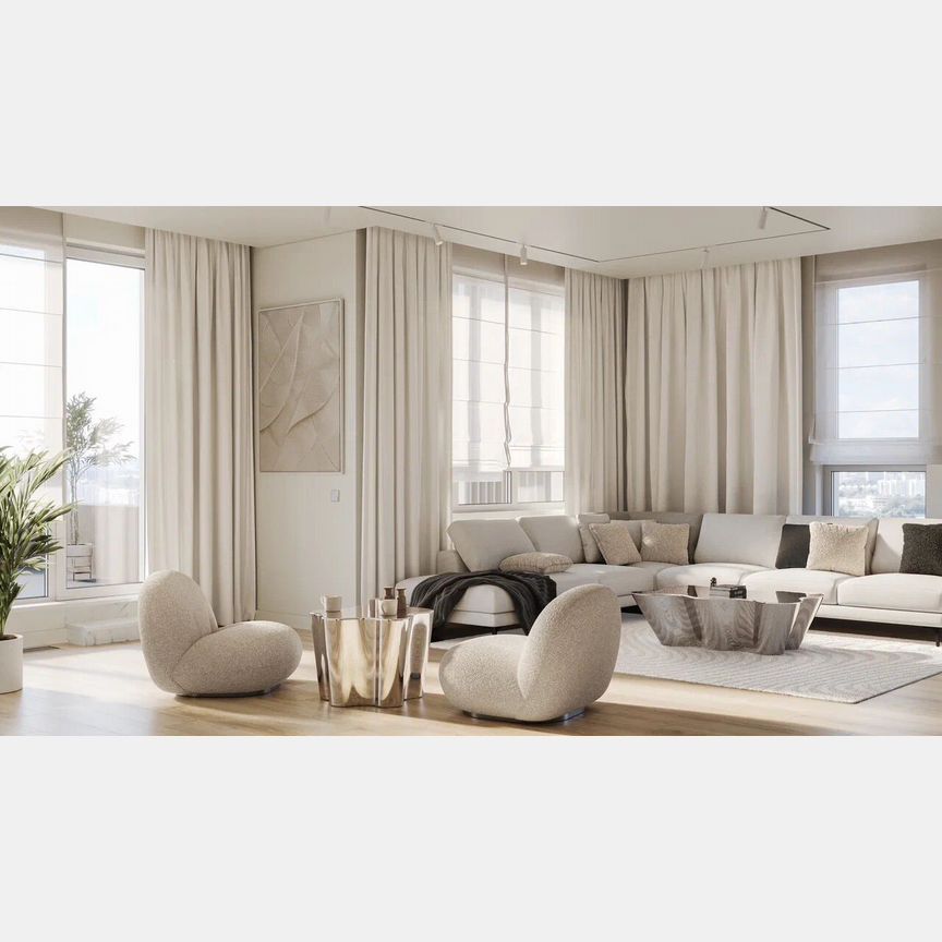 4-к. квартира, 104,1 м², 3/16 эт.