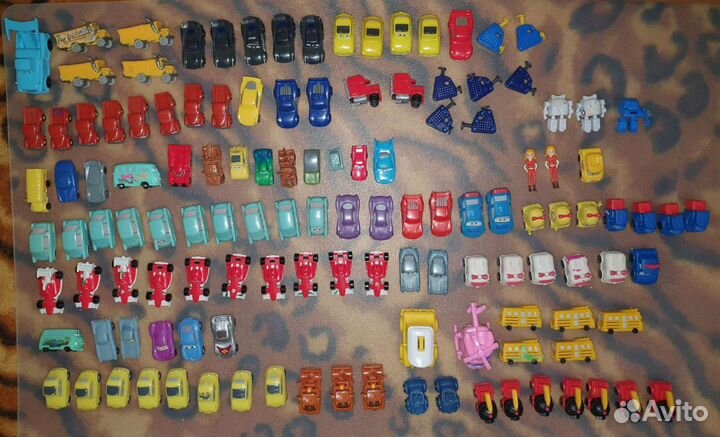 Киндер сюрприз авто ретро гоночные тачки