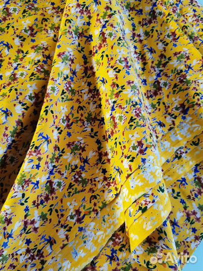 Отрез ткани плательная вискоза премиум