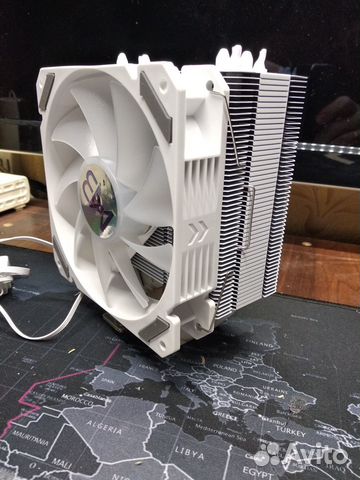 Кулер для процессора WB 4A, жид. металл