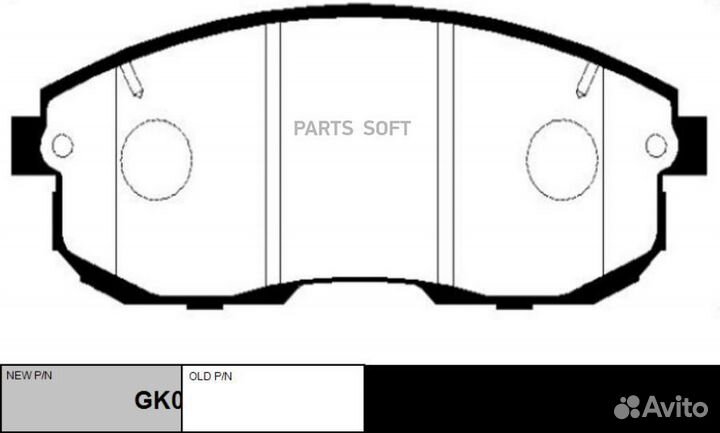 CTR GK0975 Колодки тормозные дисковые передние infiniti: G20 99-02, G35 05-06, I30 96-01, I35 02-04