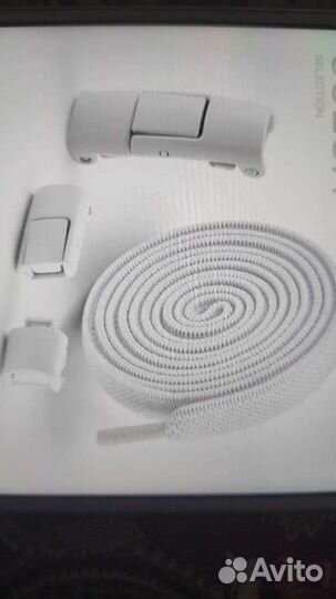 Для обуви, шнурки эластичные с застёжкой, см. фото