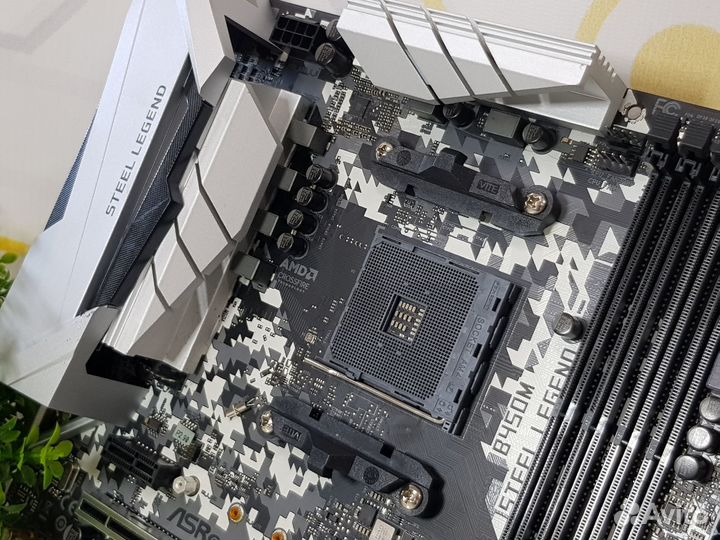 Материнская плата AM4 ASRock B450M Steel Legend