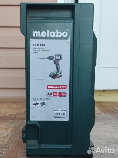 Шуруповерт metabo