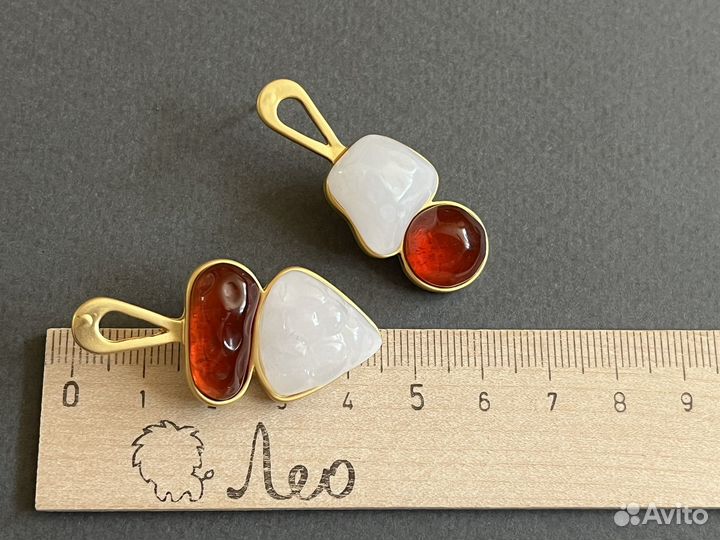 Серьги ассиметричные