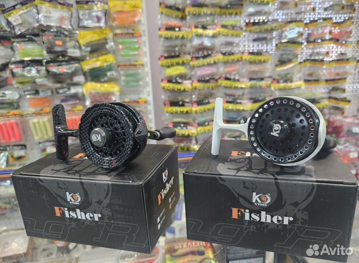 Катушка зимняя инерционная Kyoda