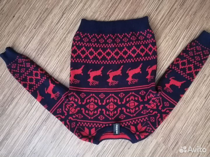 Новогодний свитер джемпер с оленями