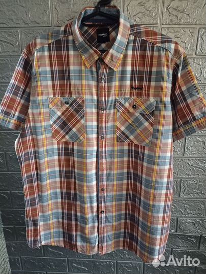 Рубашка мужская с коротким рукавом размер 48-50