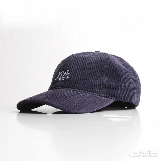 Кепка kith Cap Navy velveteen