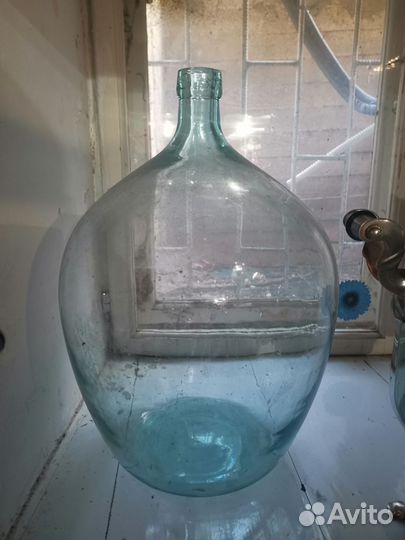 Бутылка 30л большая круглая