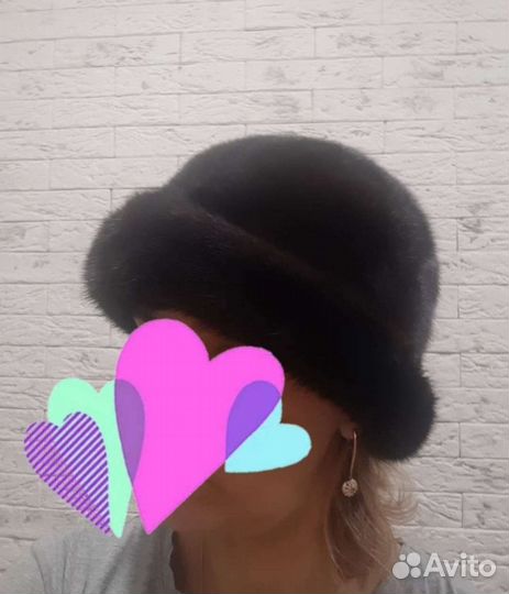 Шапка норковая женская