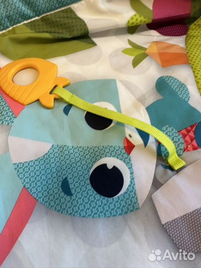 Развивающий коврик tiny love + дуга с игрушками