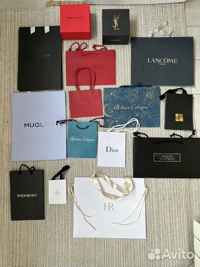 Пакеты, коробки брендовые