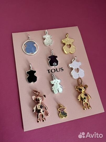 Подвески мишки Tous