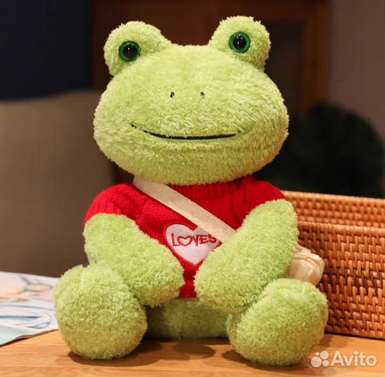 Лягушка Лалафанфан-Lalafanfan-Мягкая игрушка