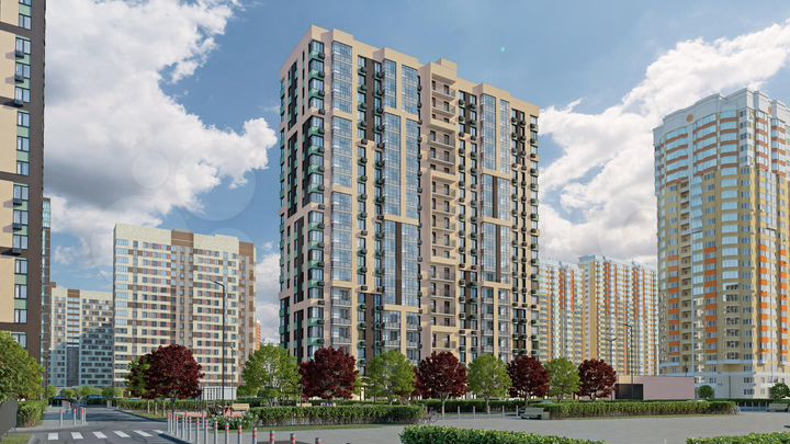 Квартира-студия, 27,6 м², 4/17 эт.