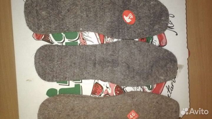 Стельки войлочные