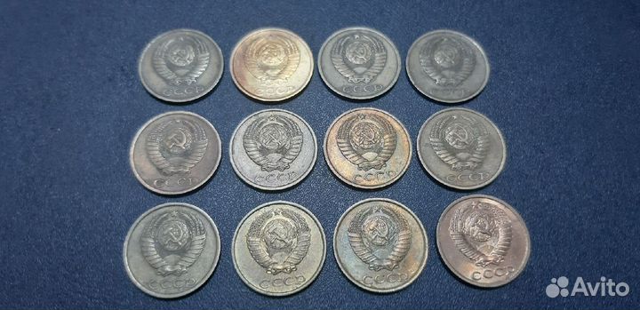 Монеты СССР 3 копейки 80-91гг