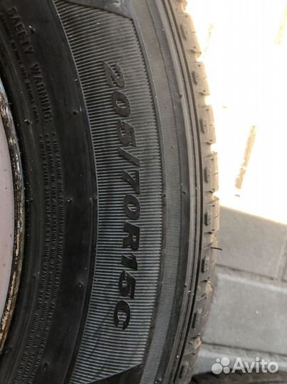 Колеса (шины + диски) nissan 205/70R/15C