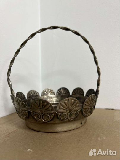 Конфетница Мельхиор СССР Винтаж