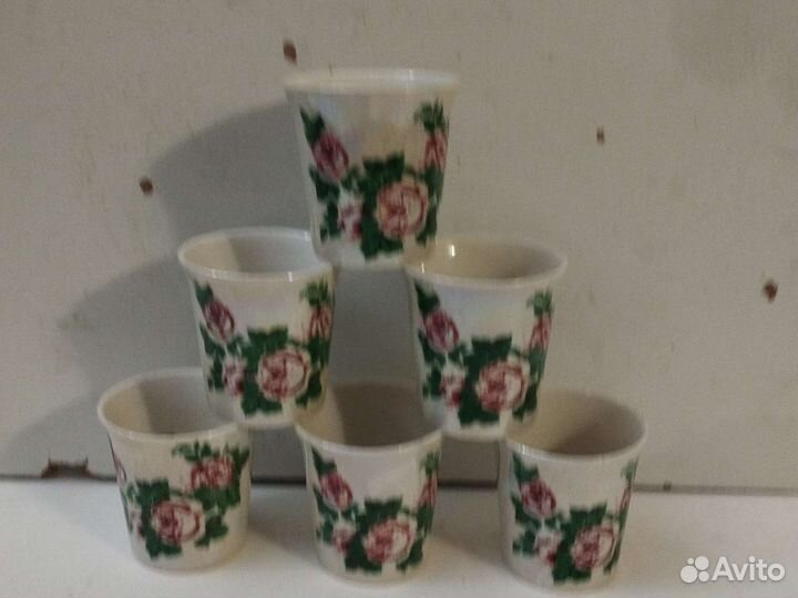 Стопки, стаканы гранёные, рюмки периода СССР