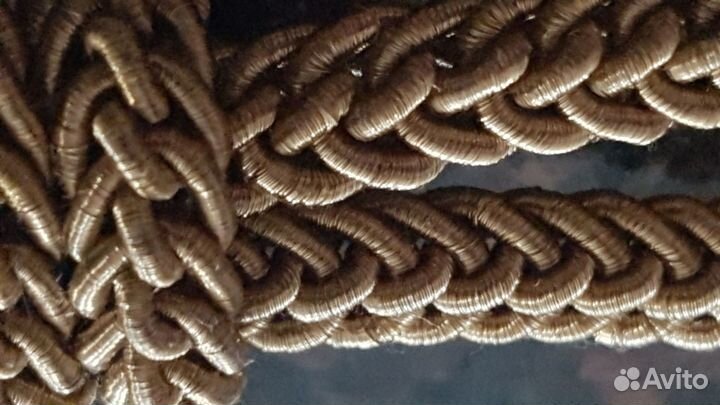 Шнур-ремешок штлал филигранный для фуражки плетены