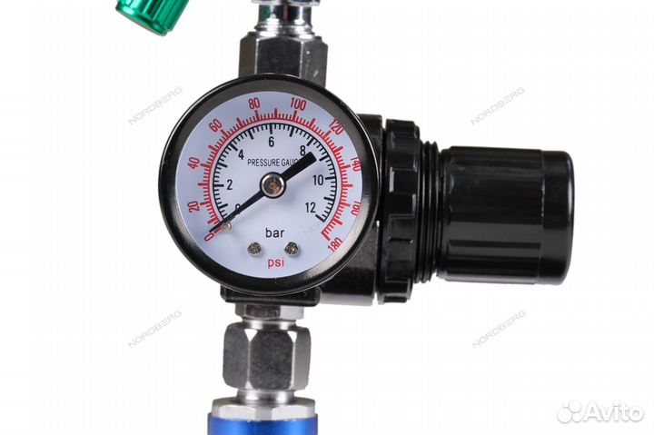 Краскопульт hvlp с верхним баком сопло 1,7 мм