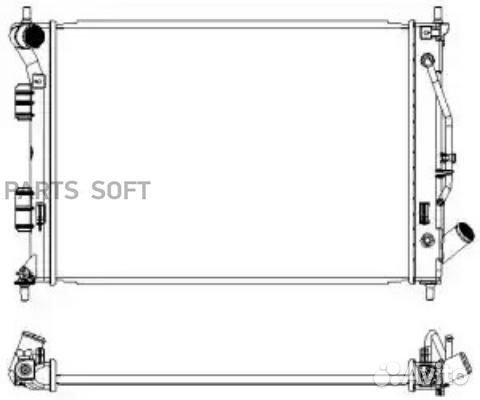 Радиатор охлаждения хендайэлантра 2011