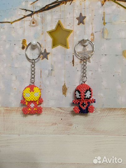 Брелоки Амигуруми из бисера 1 шт
