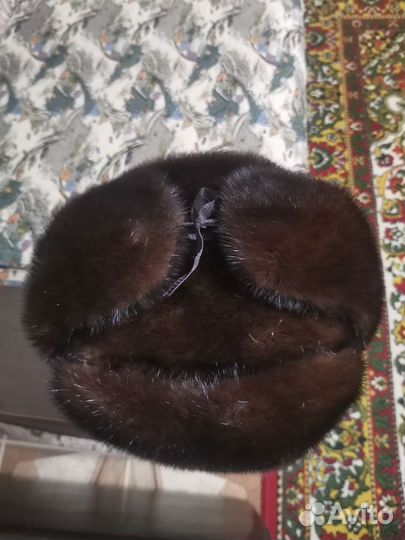 Норковая шапка мужская