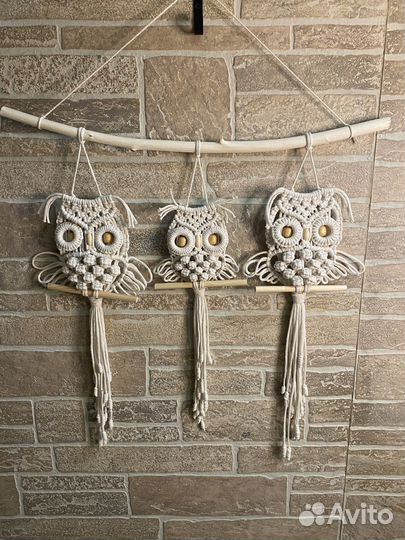 Сова макраме