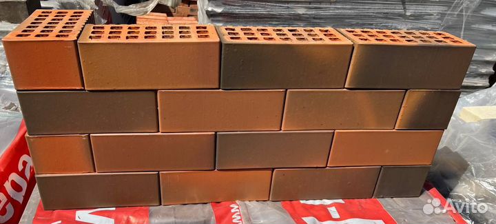 Кирпич облицовочный Флеш полуторный