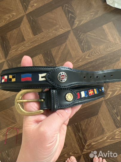 Ремень кожаный paul shak оригинал