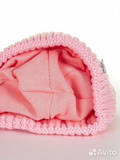 Демисезонная шапка с ушками